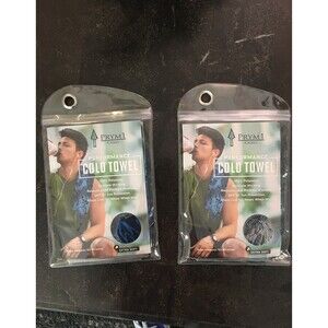 Pyrm 1 Camo Performance Cooling Towel Set of 2 Blue and Gray